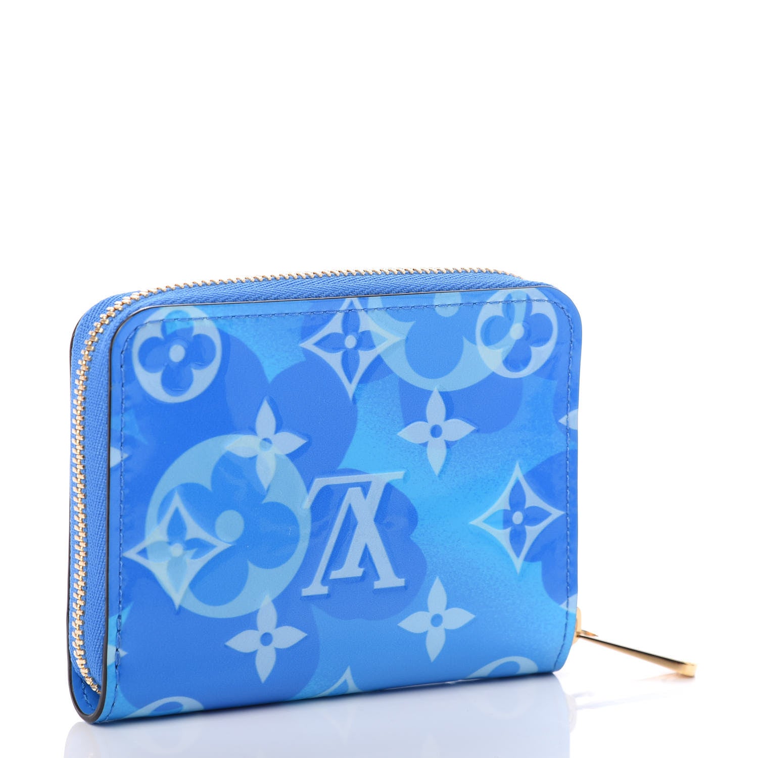 Louis Vuitton Vernis Valentine Zippy Coin Purse Blue 3 of 6