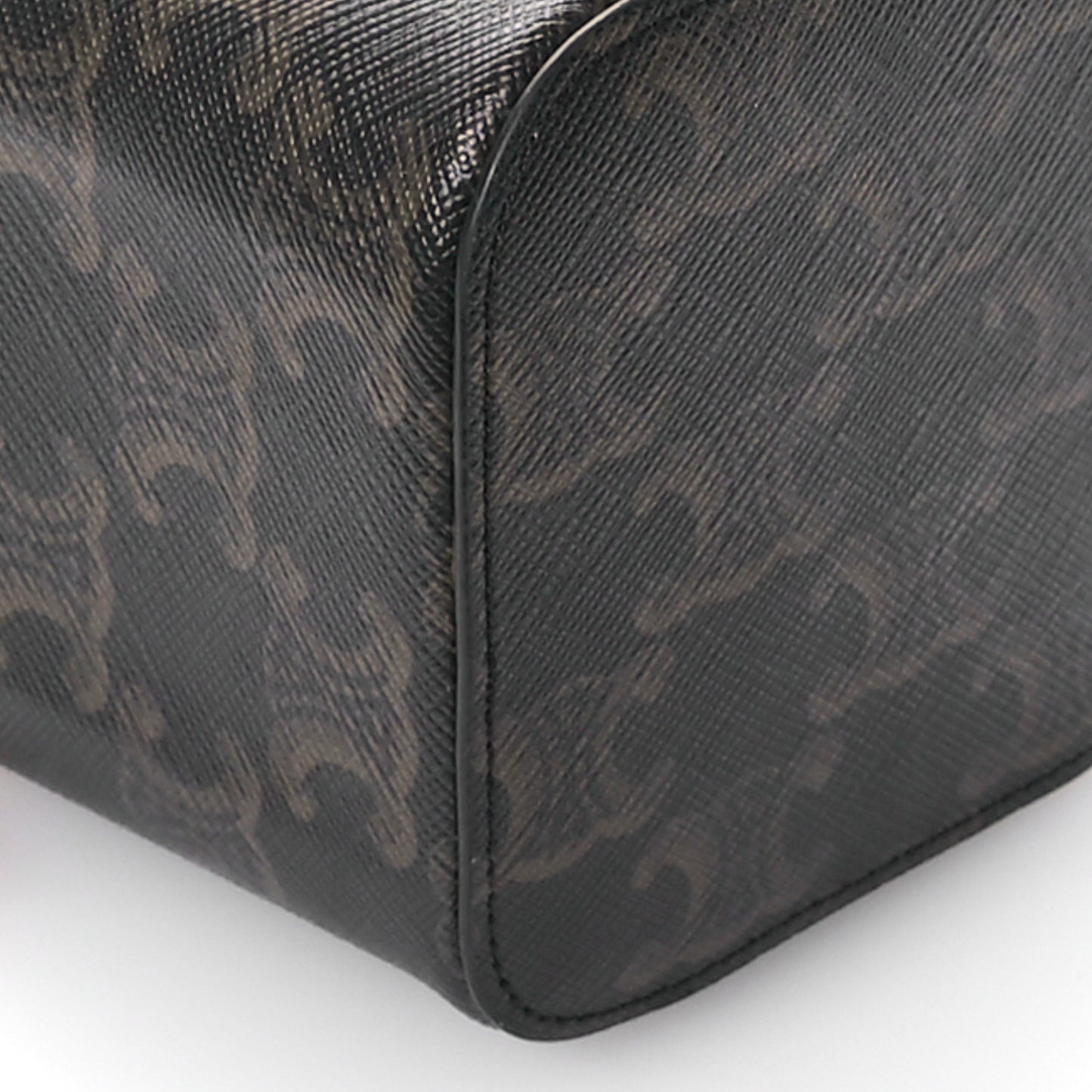 Triomphe Canvas Calfskin Mini Vanity Case Tan