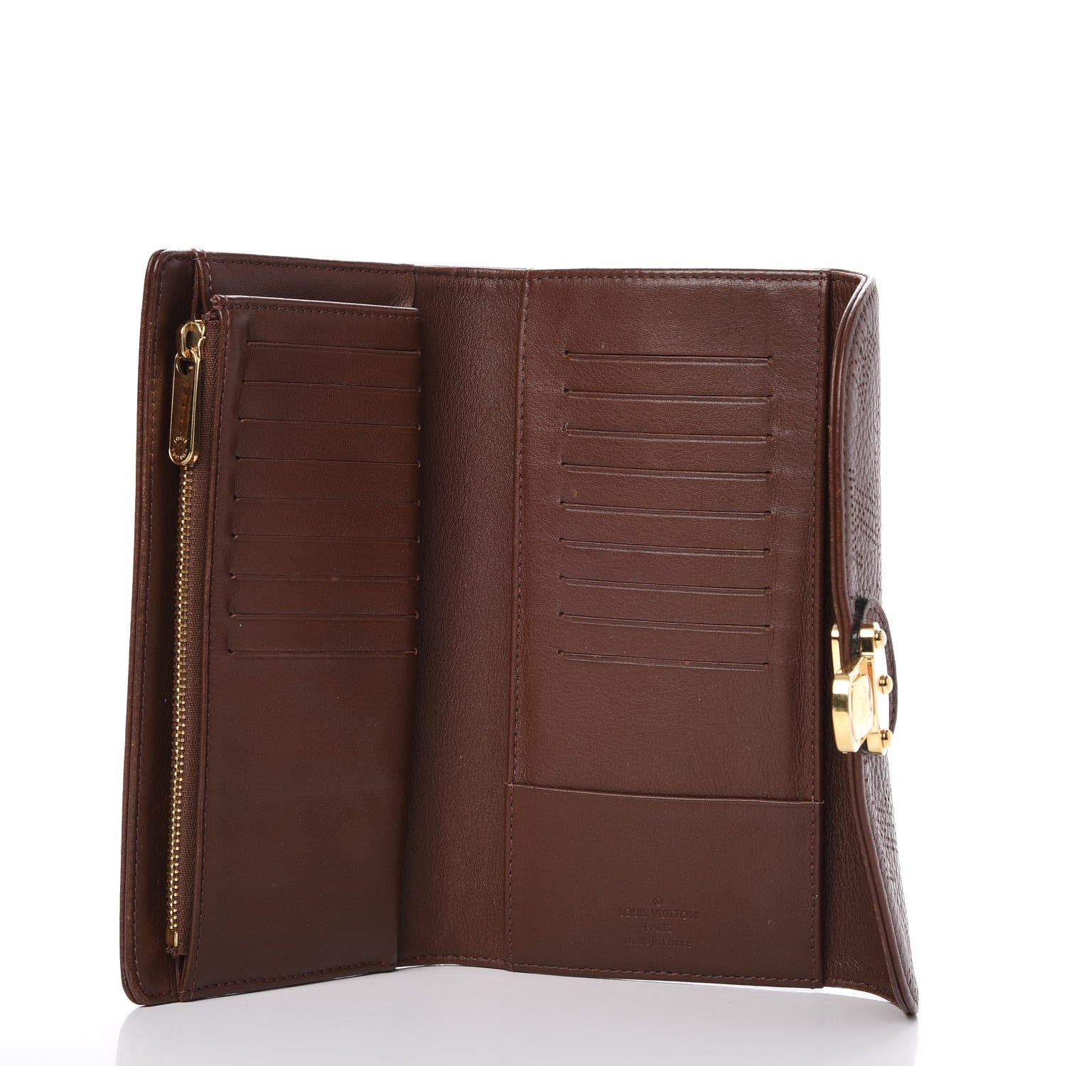 Louis Vuitton Mahina Amelia Wallet Acajou 6 of 10