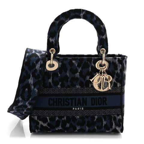 Canvas Mizza Embroidered Medium Lady D-Lite Blue