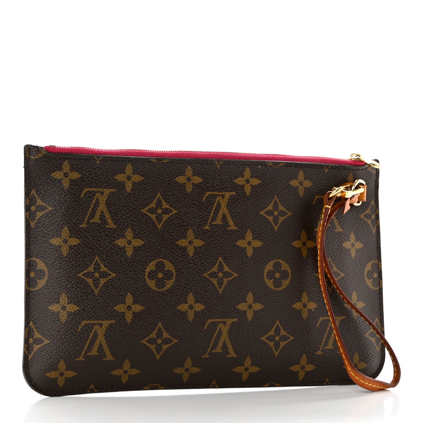 Monogram Neverfull MM GM Pochette Fuchsia