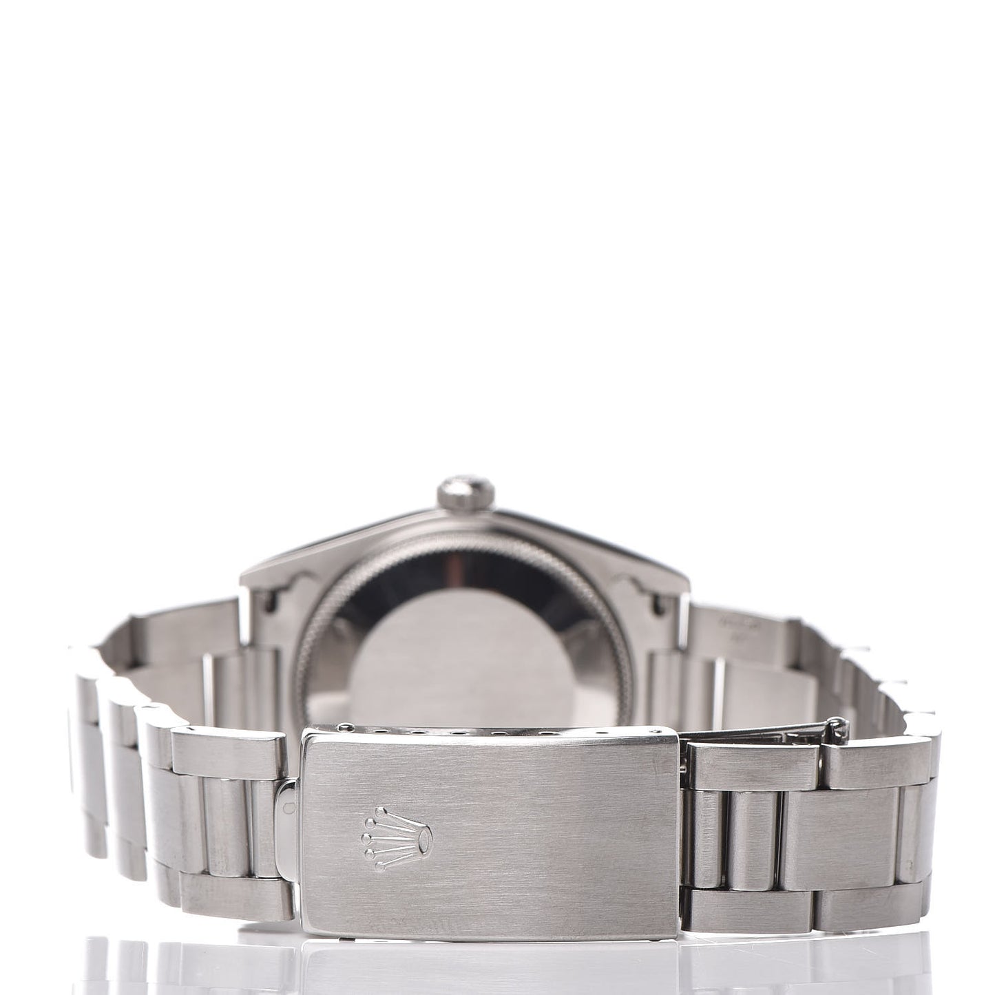 Stainless Steel 31mm Oyster Perpetual Watch Black 77080