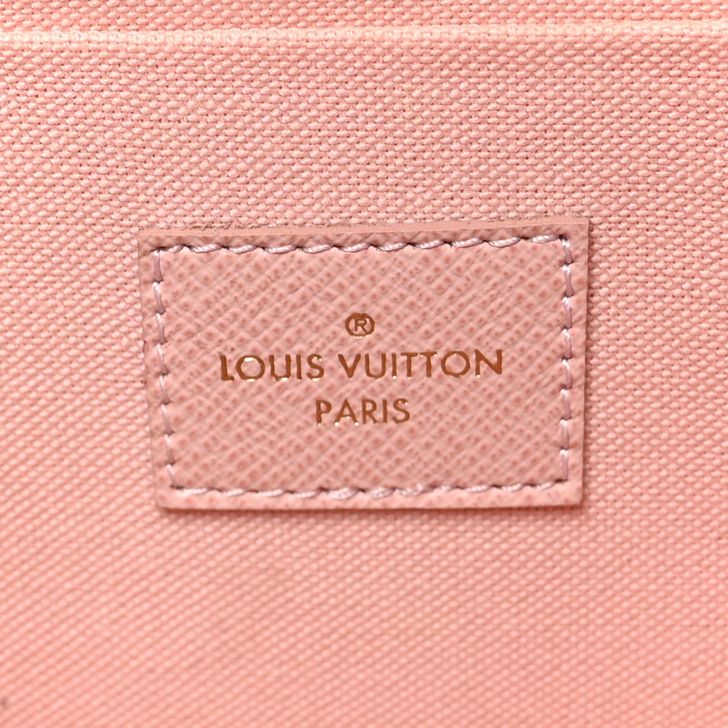 Louis Vuitton Damier Azur Pochette Felicie Chain Wallet Rose Ballerine 6 of 9