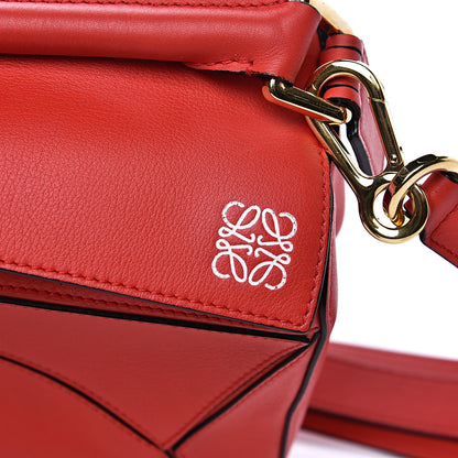 Loewe Calfskin Small Puzzle Bag Scarlet 7 of 16