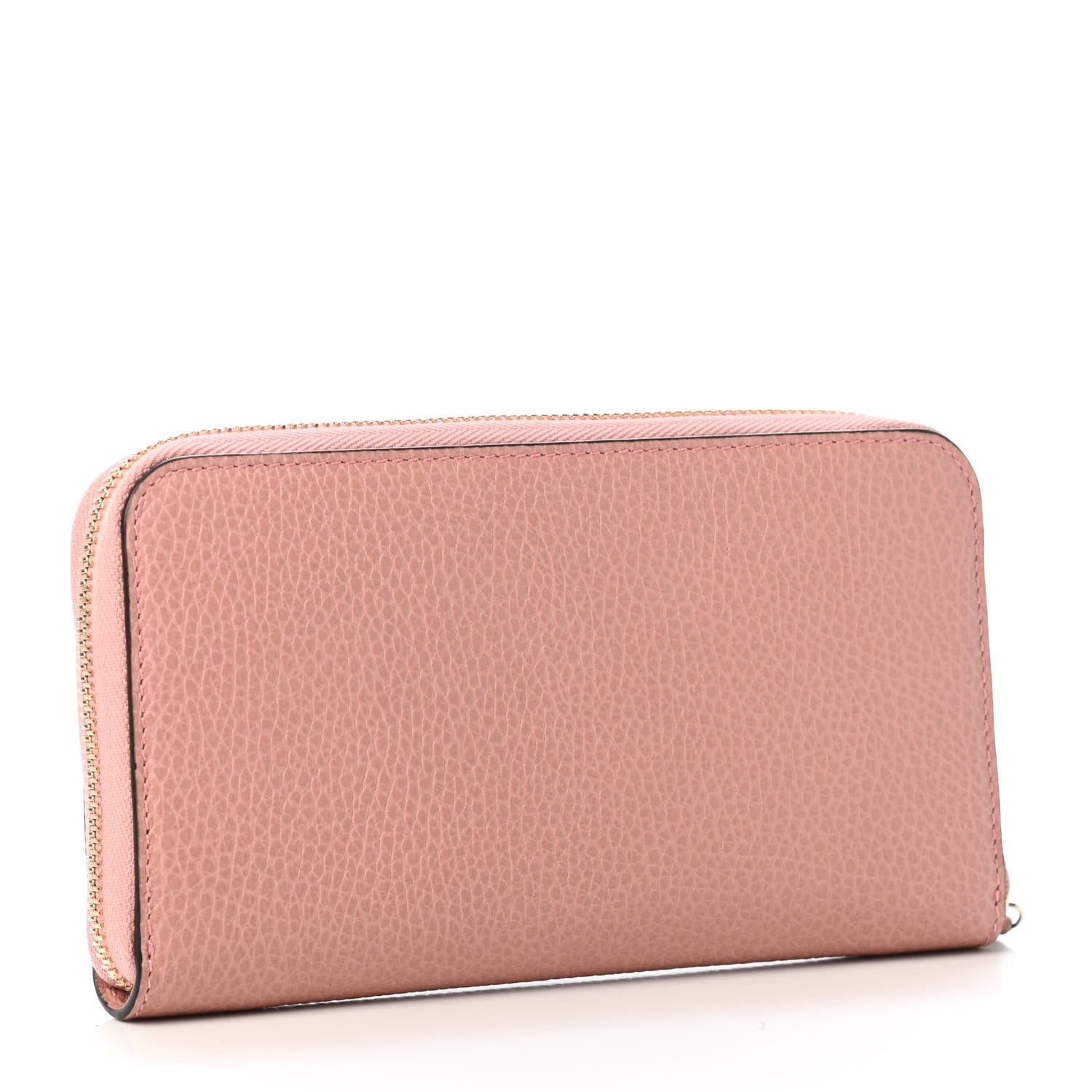 Gucci Dollar Calfskin GG Zip Around Wallet Soft Pink 2 of 4