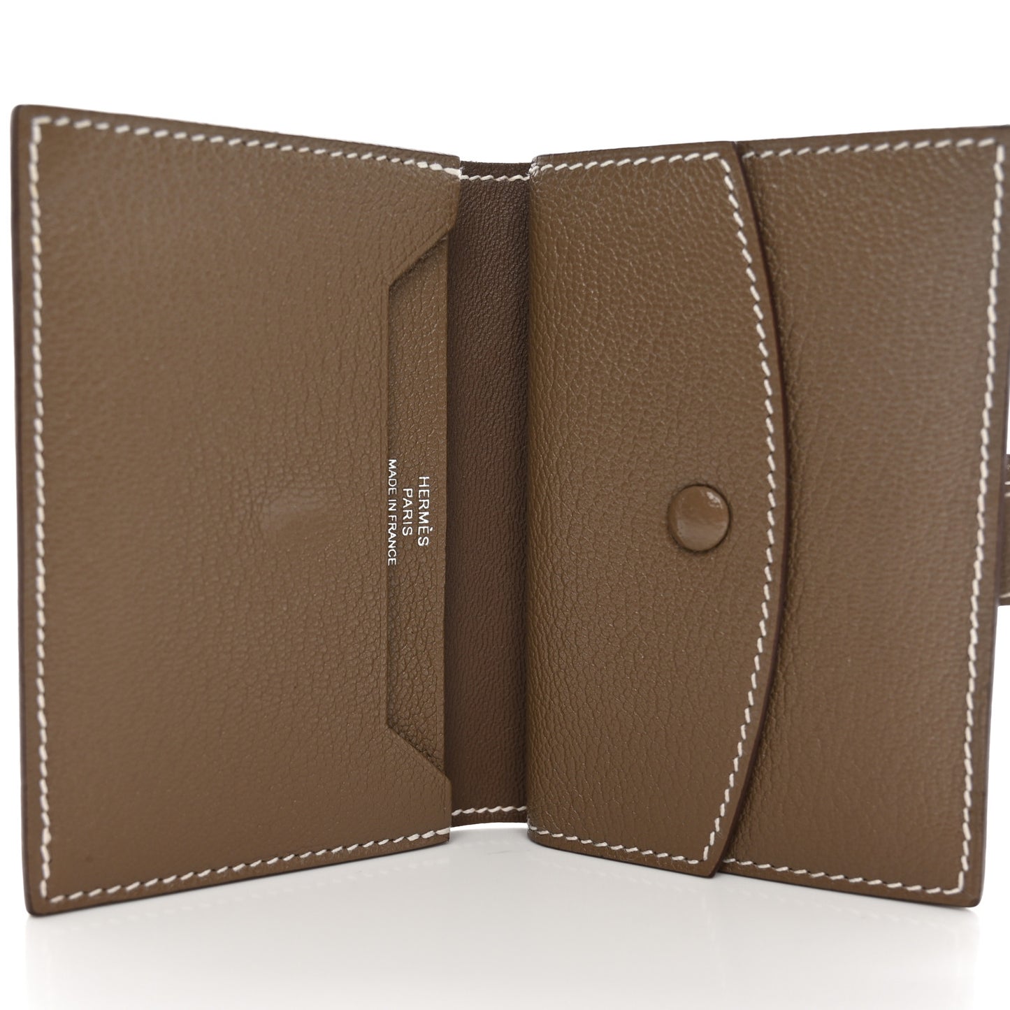 Chevre Mysore Mini Bearn Wallet Etoupe