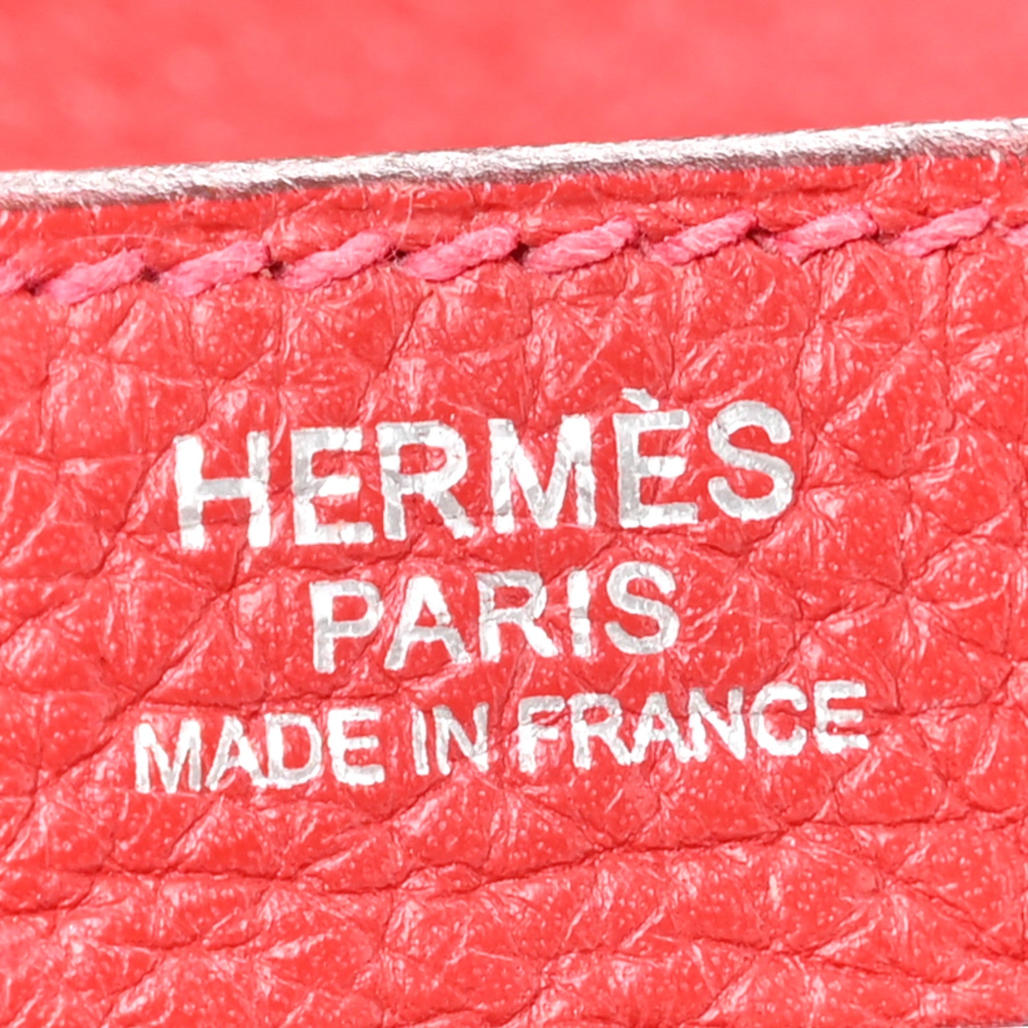 Hermes Taurillon Clemence Kelly Retourne 32 Rouge Casaque 6 of 10