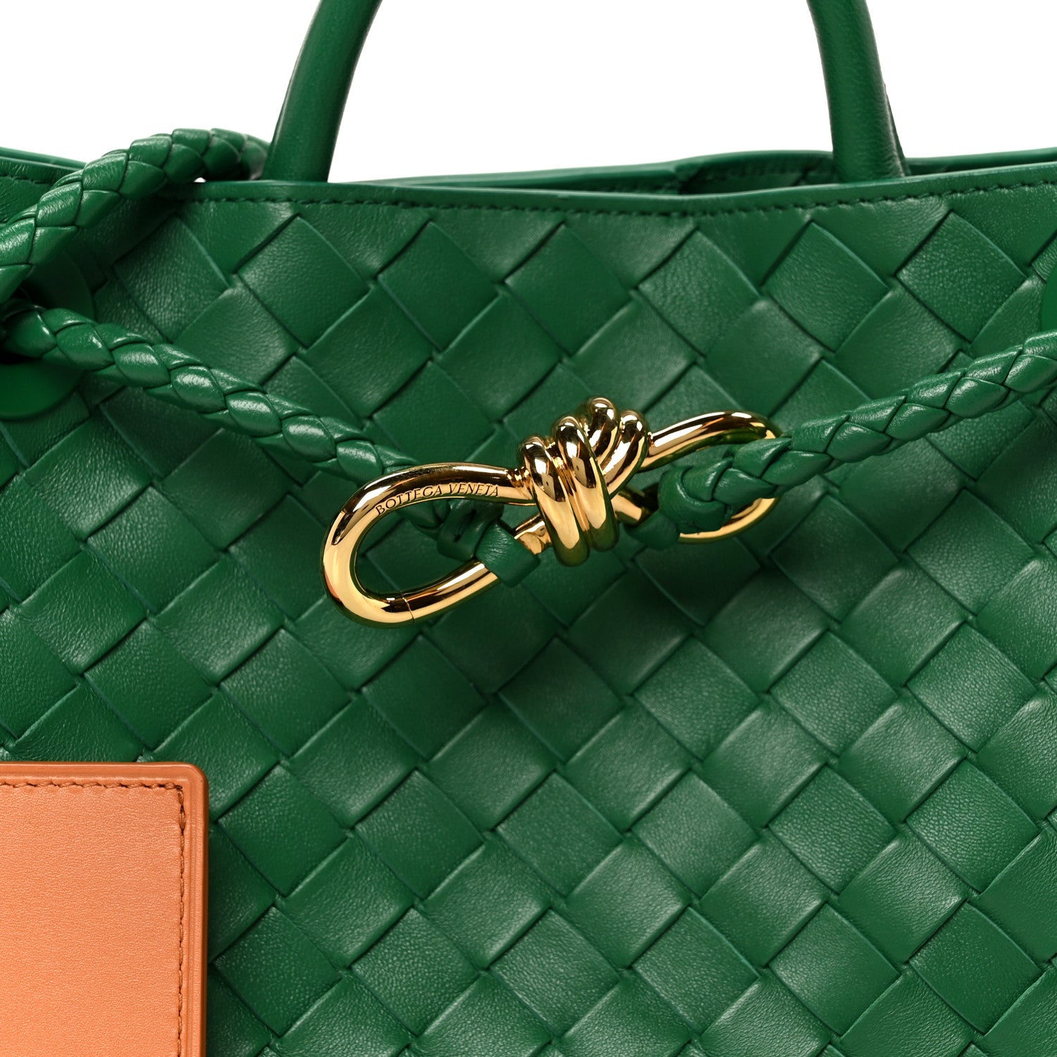 Bottega Veneta Nappa Intrecciato Small Andiamo Shoulder Bag Jungle 10 of 12