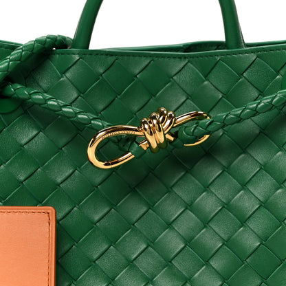 Bottega Veneta Nappa Intrecciato Small Andiamo Shoulder Bag Jungle 10 of 12