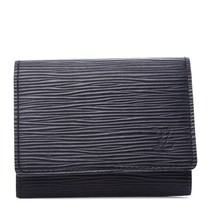 Louis Vuitton Epi Business Card Holder Black 1 of 8