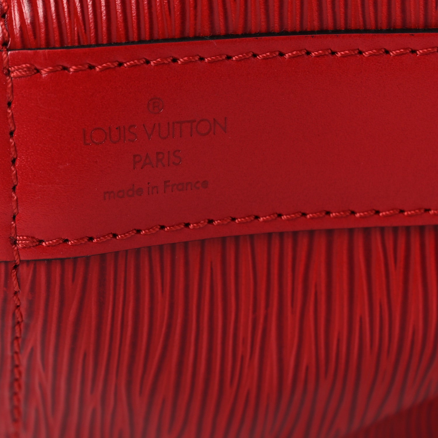 Louis Vuitton Epi Sac D'Epaule GM Castillan Red 7 of 8