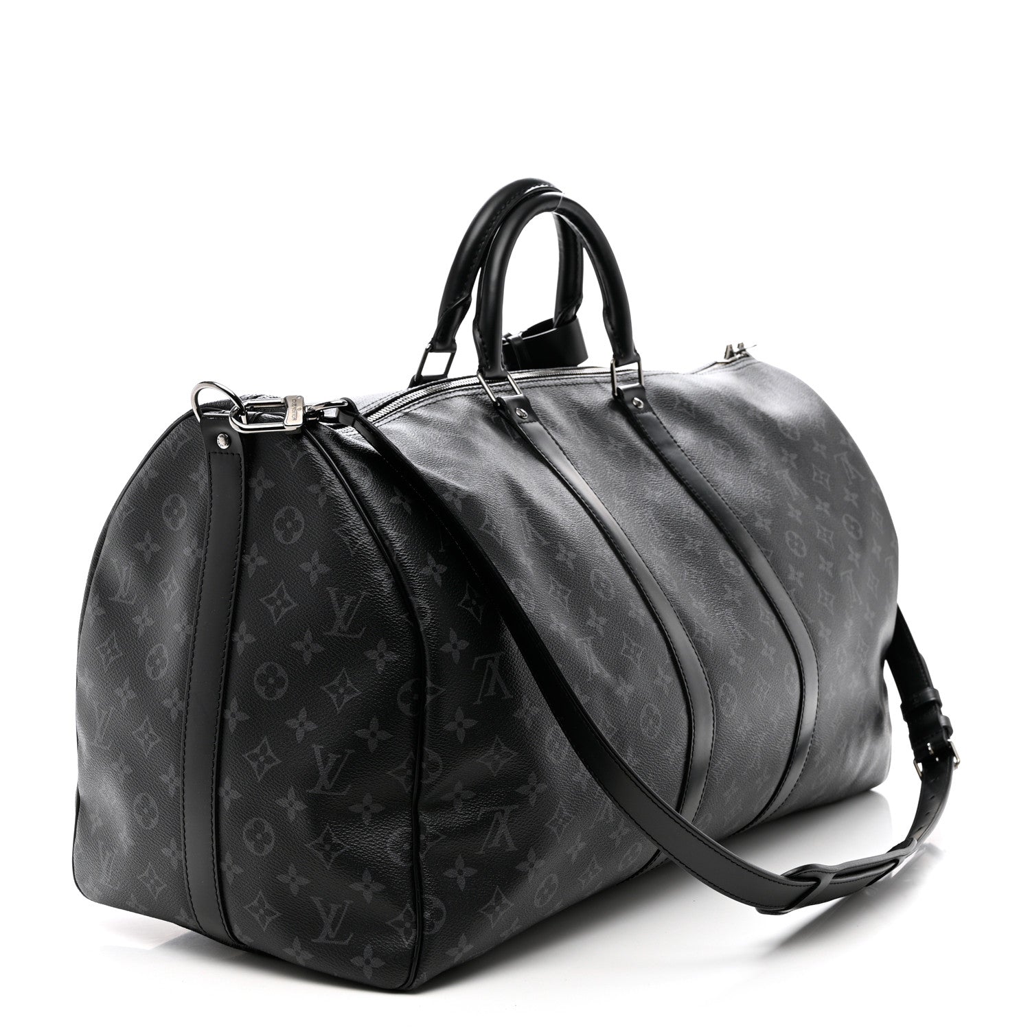 Louis Vuitton Monogram Eclipse Keepall Bandouliere 55 2 of 12
