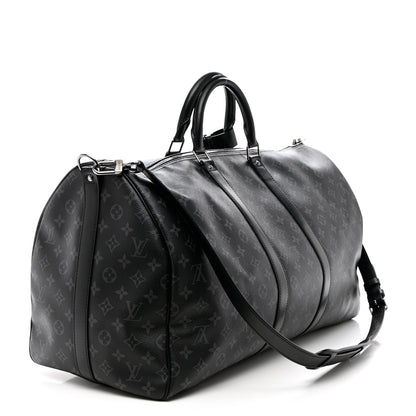 Louis Vuitton Monogram Eclipse Keepall Bandouliere 55 2 of 12