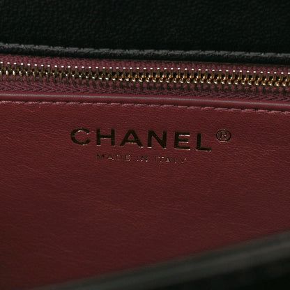 Chanel Lambskin Quilted Medium Trendy CC Flap Dual Handle Bag Black 6 of 10