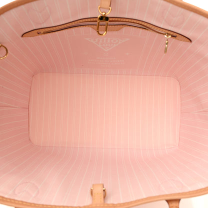 Louis Vuitton Monogram Giant By The Pool Neverfull MM Light Pink 6 of 14