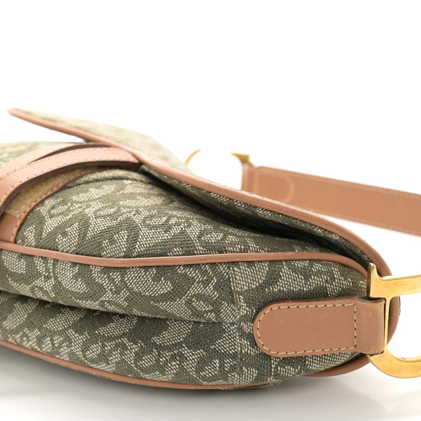 Monogram Saddle Bag Green