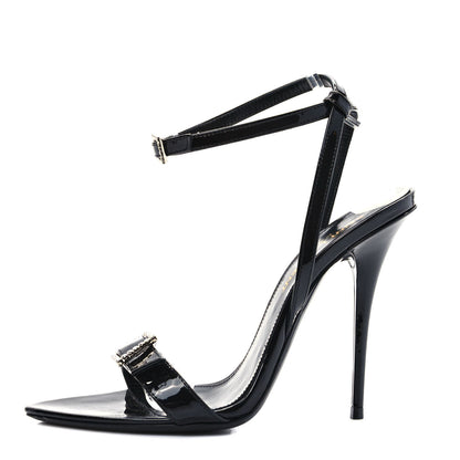 Saint Laurent Vernice Crystal Gippy 110 Sandals 35 Black 1 of 8