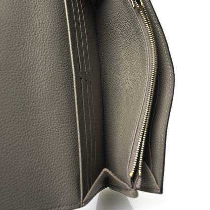 Louis Vuitton Empreinte Monogram Giant Sarah Wallet Tourterelle Creme 5 of 6