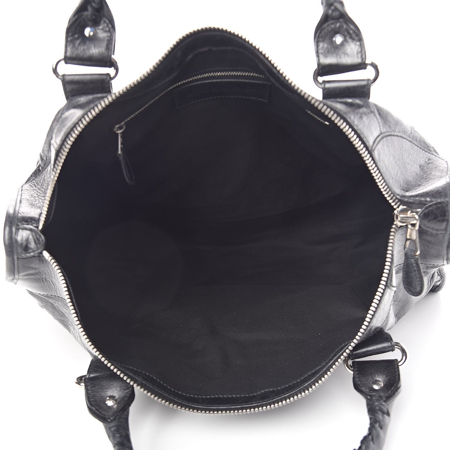 Balenciaga Agneau Giant 21 Silver Hardware Work Black 5 of 10