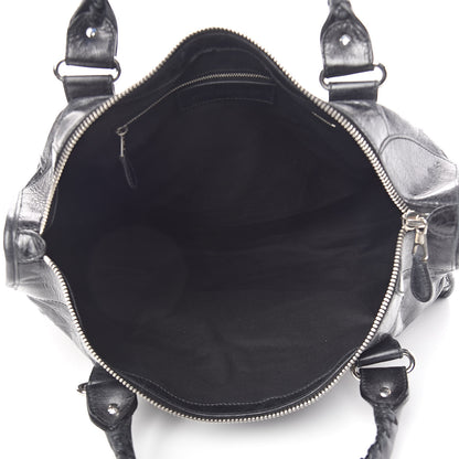 Balenciaga Agneau Giant 21 Silver Hardware Work Black 5 of 10