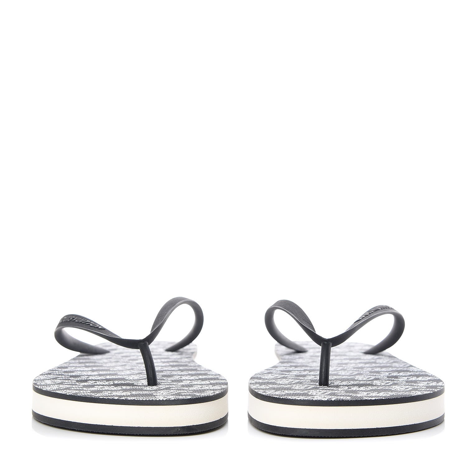 Louis Vuitton Rubber Mens Molitor Thong Sandals 9 Black 2 of 8