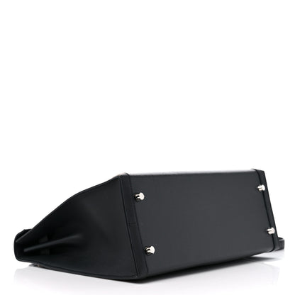 Hermes Berline Toile Swift Kelly Sellier 32 Black Ecru 4 of 10