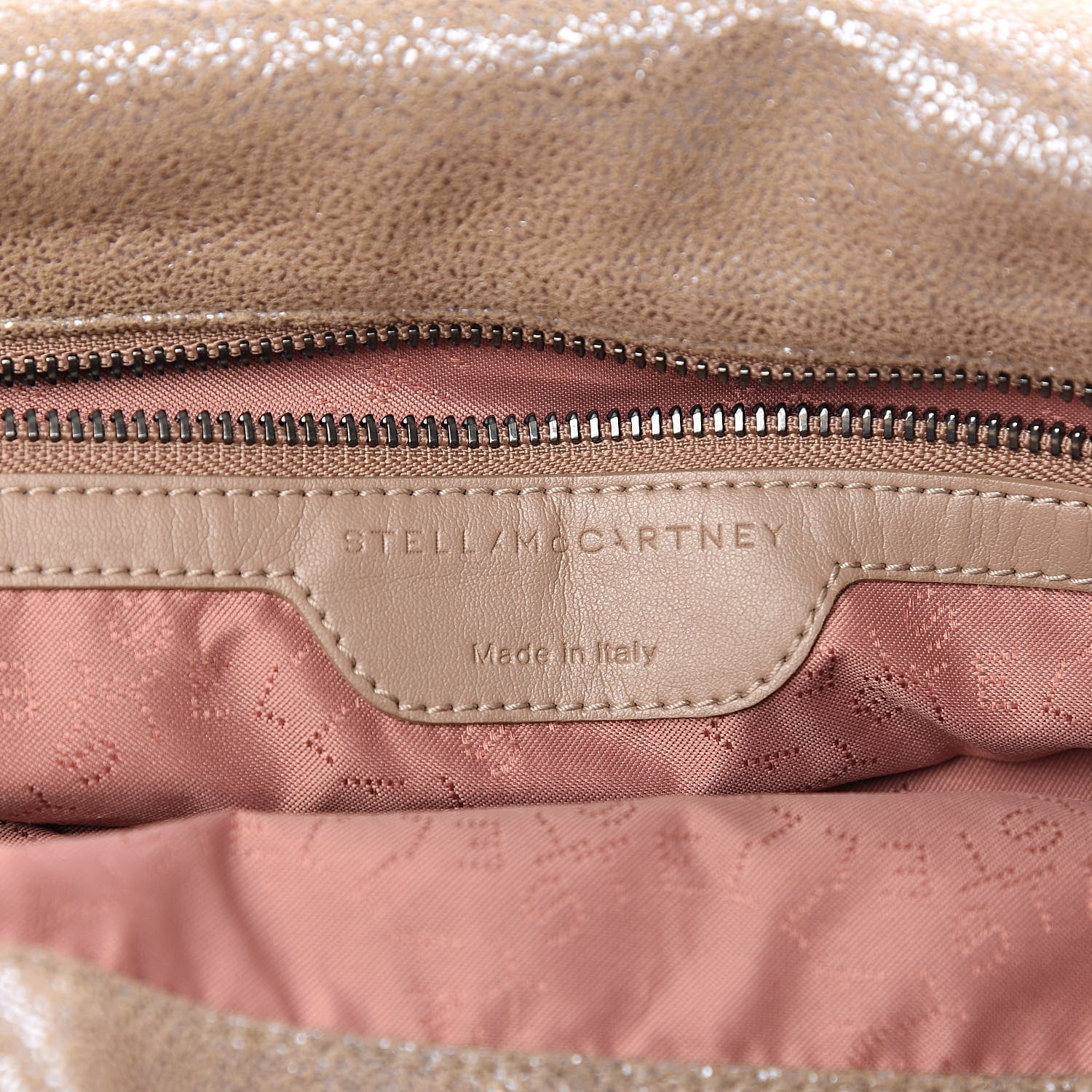 Stella McCartney Shaggy Deer Falabella Fold Over Tote Taupe 6 of 10