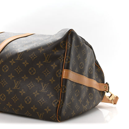 Louis Vuitton Monogram Keepall Bandouliere 55 10 of 11
