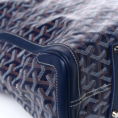 Goyard Goyardine Voltaire III Tote Navy 10 of 11