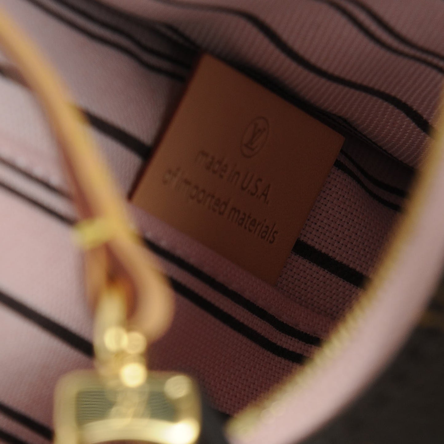 Monogram Neverfull MM GM Pochette Rose Ballerine