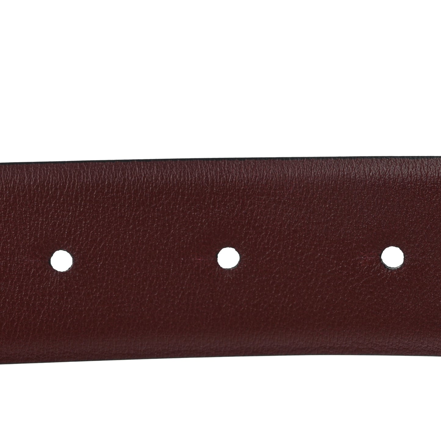 Calfskin CC Reversible Belt 90 36 Black Burgundy