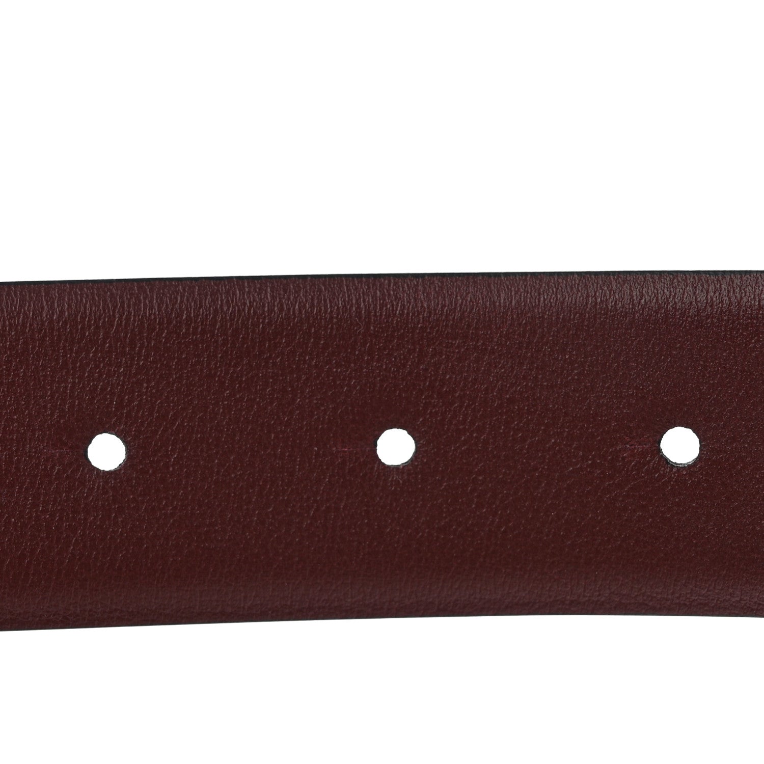 Chanel Calfskin CC Reversible Belt 90 36 Black Burgundy 6 of 6