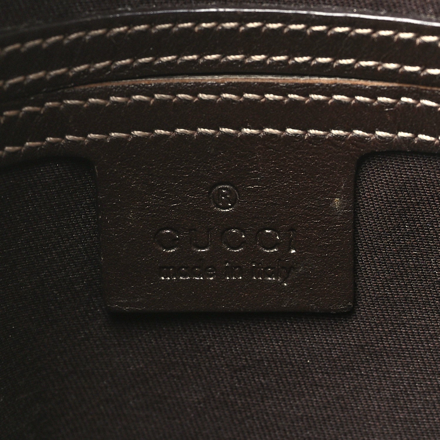 Gucci GG Supreme Monogram Selleria Calfskin Small Flat Side Zip Messenger Bag Beige Ebony Cocoa Dark Chocolate 6 of 11