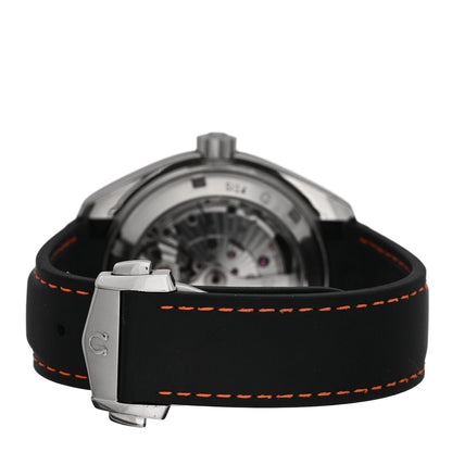 Omega Stainless Steel Calfskin 43mm Seamaster Planet Ocean GMT Co-Axial Chronometer Automatic Watch Black 232.32.44.22.01.002 3 of 4