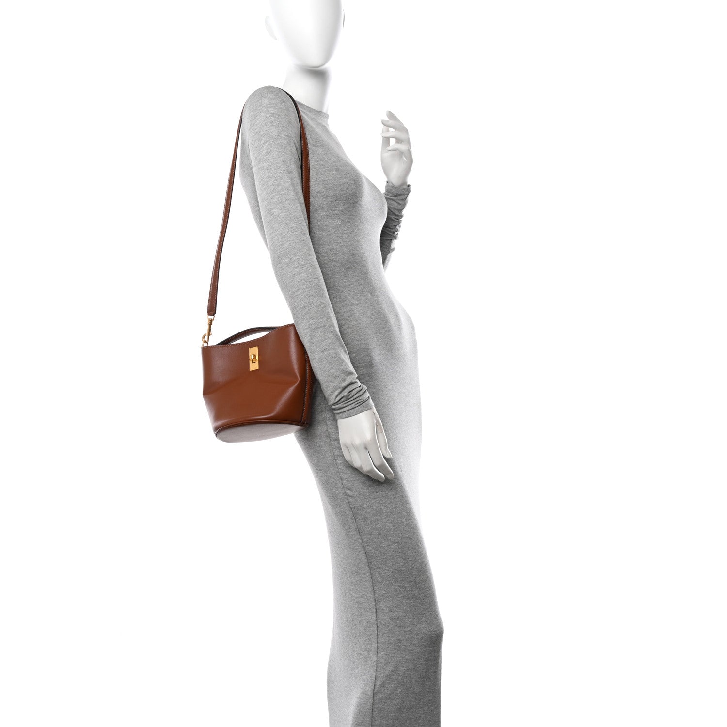 Celine Smooth Calfskin Teen Bucket 16 Tan 2 of 12