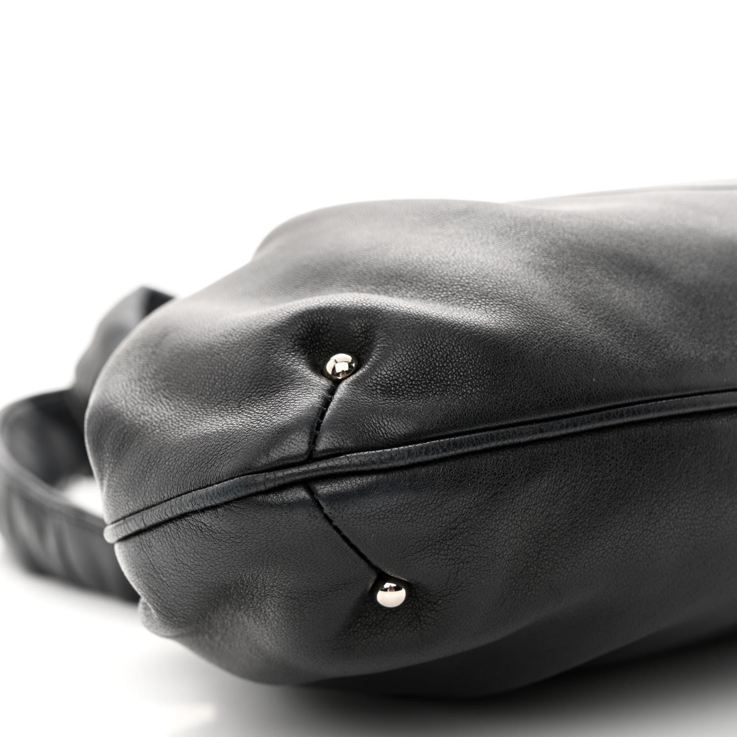 Chanel Lambskin Kiss Lock Frame Bag Black 9 of 10