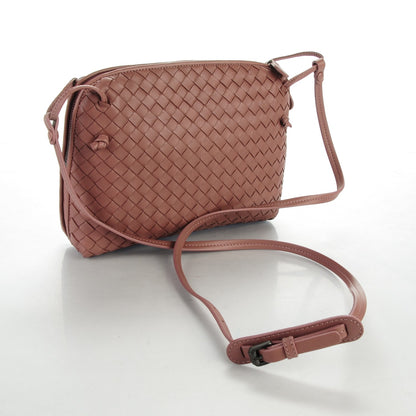 Bottega Veneta Nappa Intrecciato Pillow Crossbody Messenger Dusty Rose 3 of 8