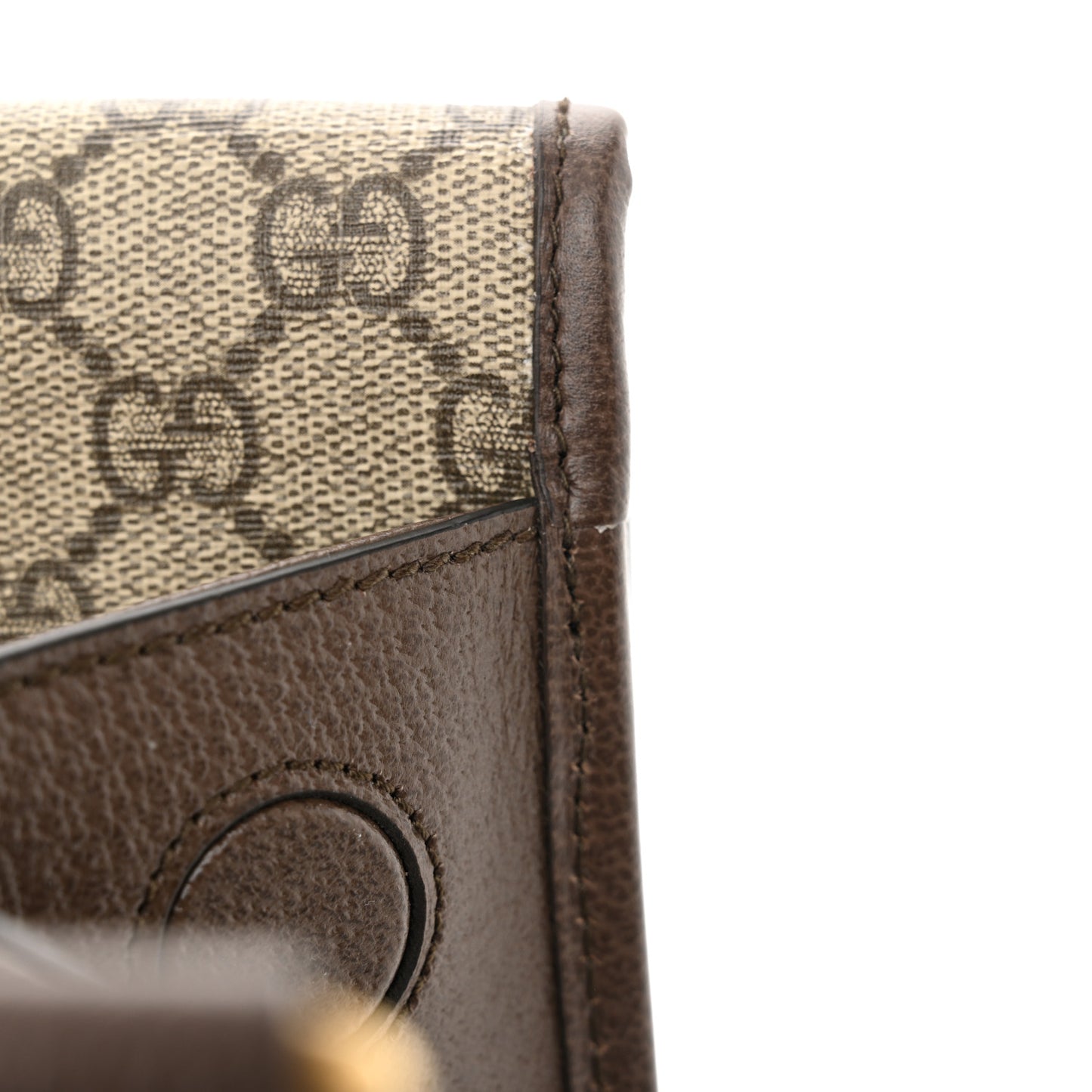 GG Supreme Monogram Web Small Neo Vintage Double Flap Messenger Bag Beige New Acero