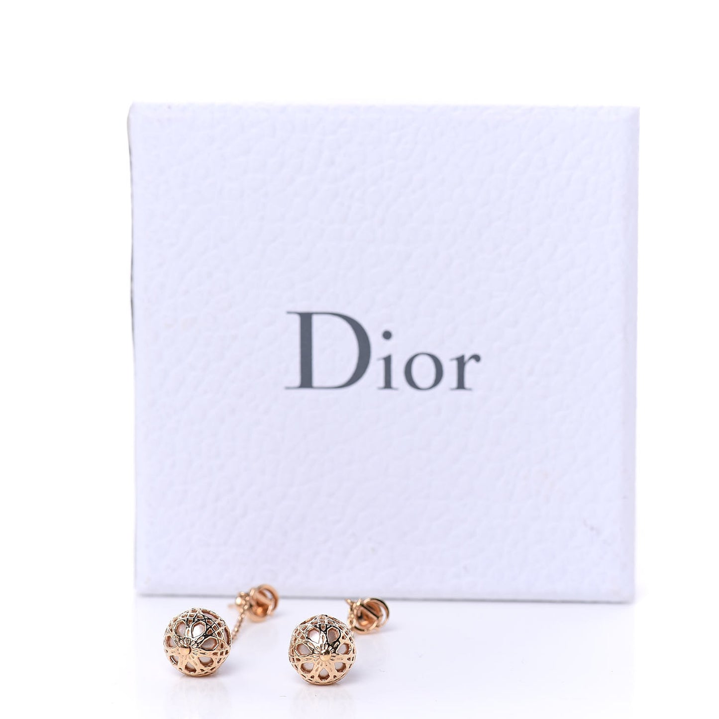 Pearl Secret Cannage Mise En Dior Tribales Dangle Earrings Gold