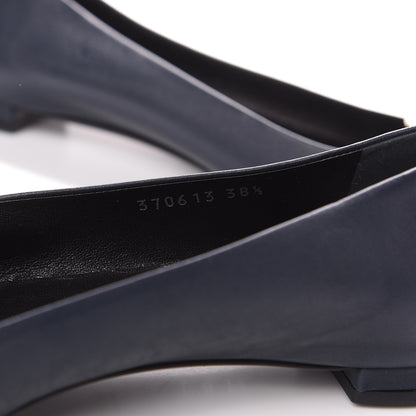 Gucci Calfskin Sachalin Flats 38.5 Blue 7 of 10