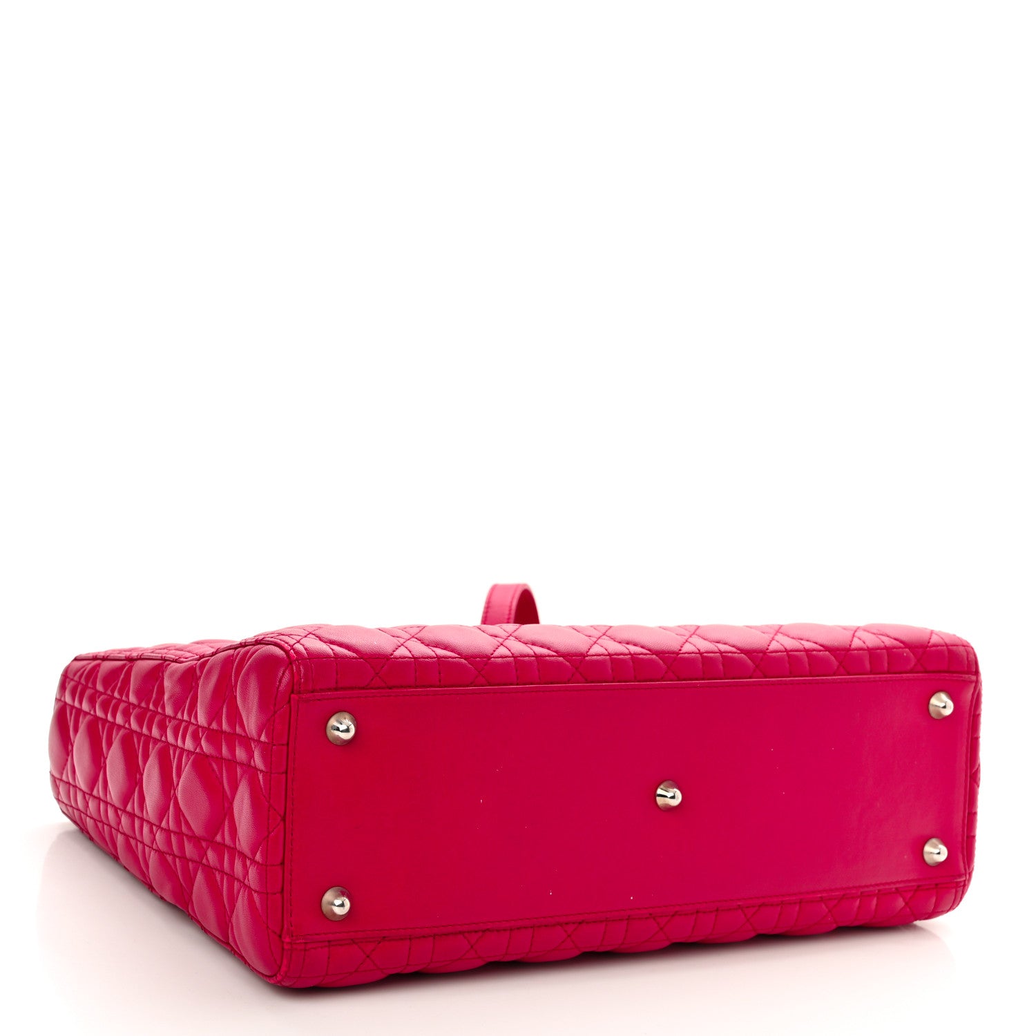 Christian Dior Lambskin Cannage Large Lady Dior Pink 3 of 10