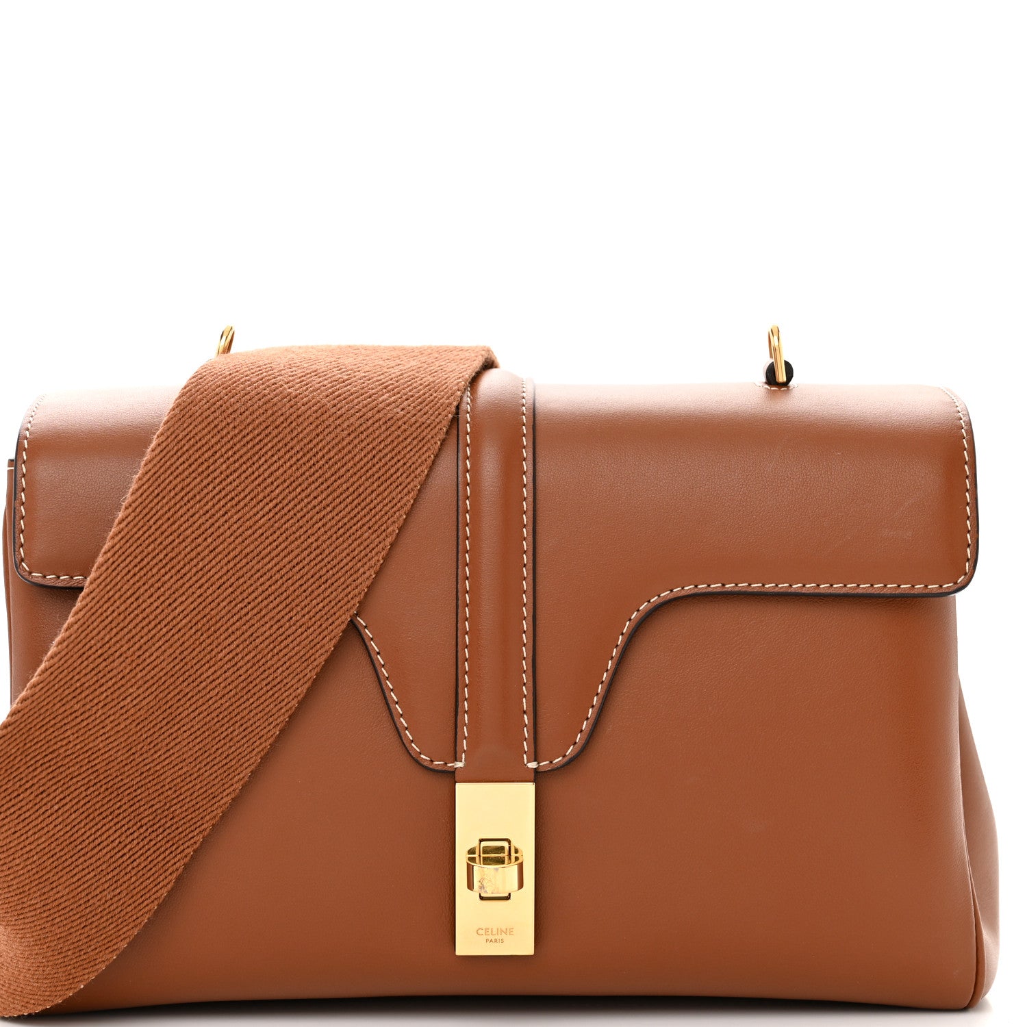 Celine Smooth Calfskin Teen 16 Crossbody Bag Soft Tan 8 of 10
