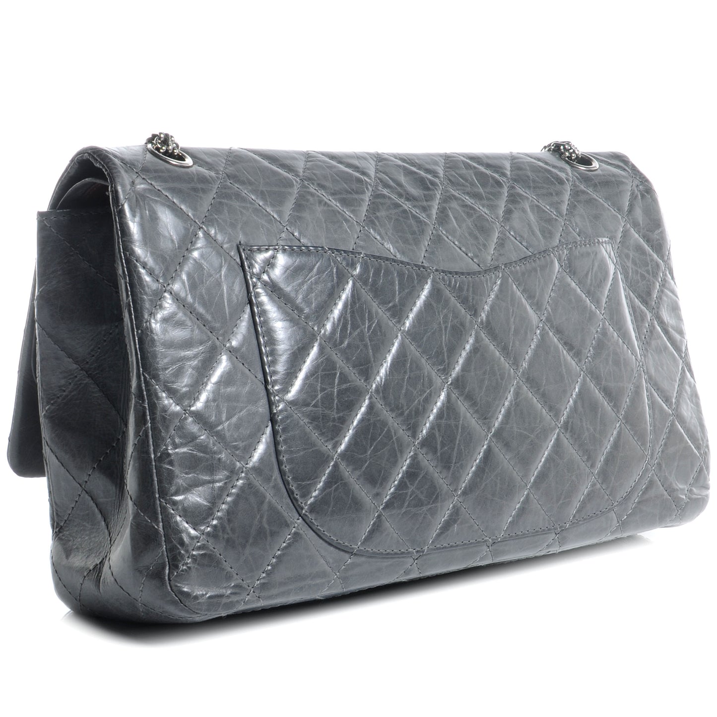 Aged Calfskin 2.55 Reissue 228 Flap Grey