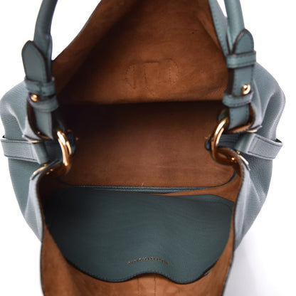 Burberry Grainy Calfskin Medium Sycamore Hobo Smokey Green 5 of 8