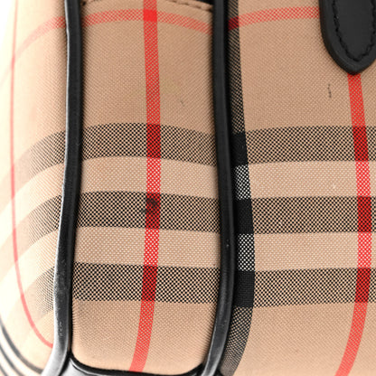 Burberry Calfskin Vintage Check Medium Camera Bag Archive Beige 11 of 15