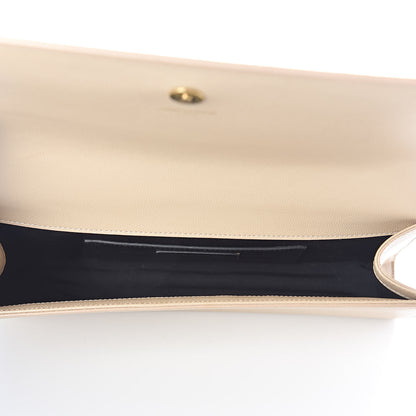 Saint Laurent Grain De Poudre Classic Monogram Cassandre Clutch Nude 5 of 8
