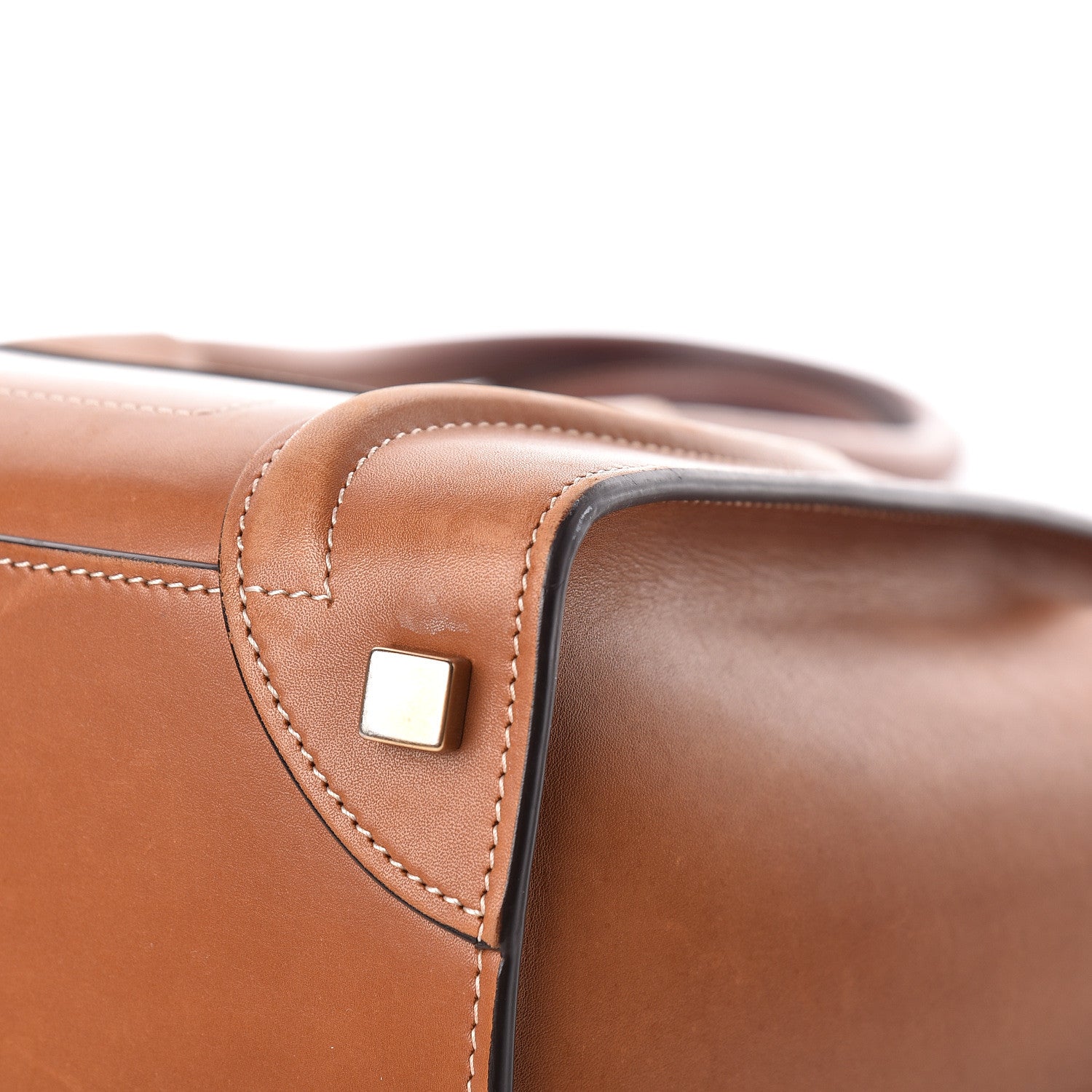Celine Natural Calfskin Micro Luggage Tan 10 of 26