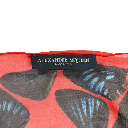 Alexander McQueen x Damien Hirst Silk Chiffon Psalms 113 Scarf Red Multicolor 3 of 3