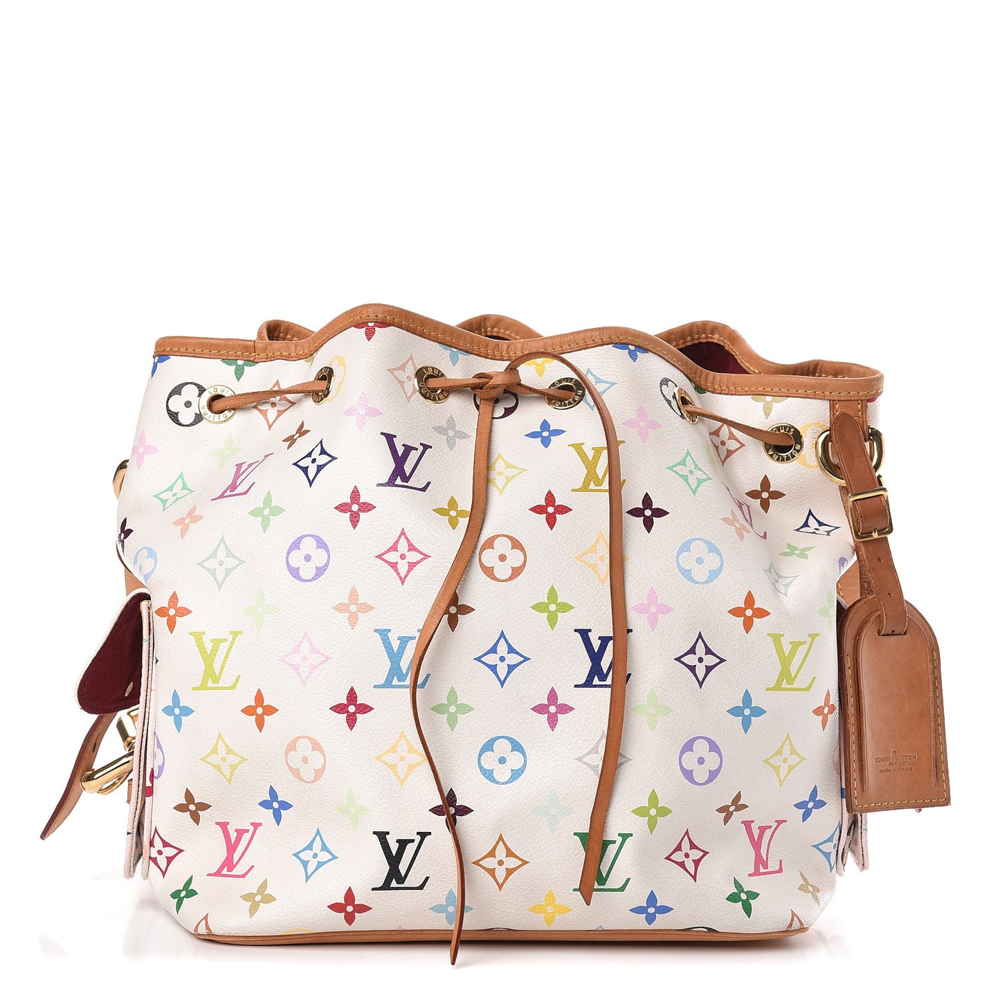 Monogram Multicolor Petit Noe White