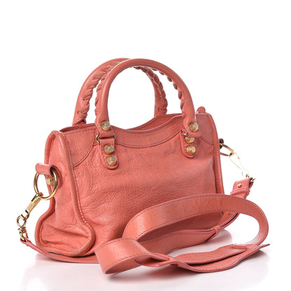 Balenciaga Agneau Giant 12 Gold Hardware Mini City Rose Azalee Rose Jaipur 3 of 20